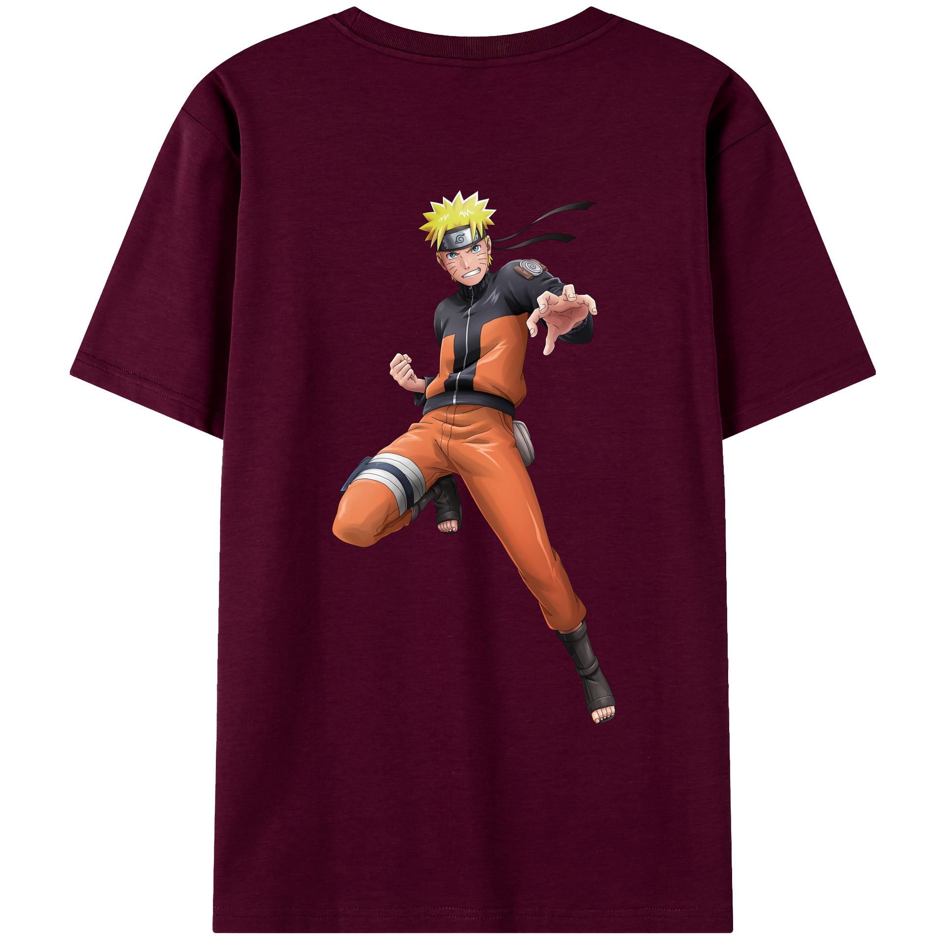 （画像用） NARUTO -ナルト- うずまき ナルト Uzumaki Naruto レディース半袖Tシャツ(バックプリント)
